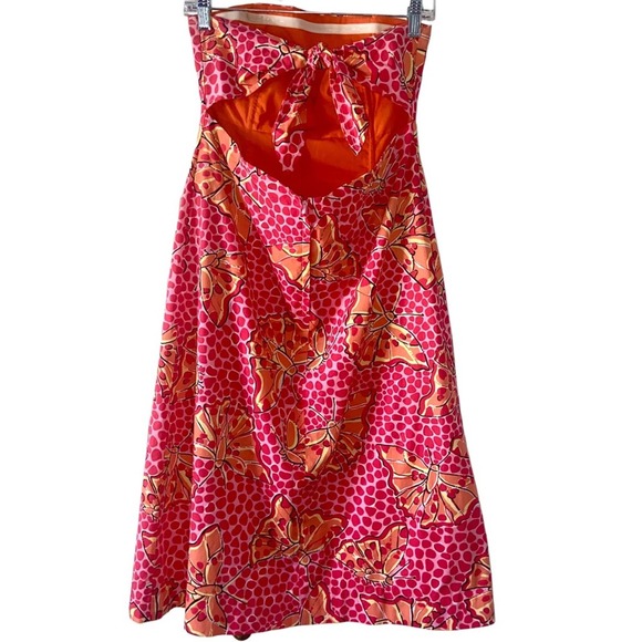 Lilly Pulitzer Cha Cha Butterfly Halter Dress Size 2 ~ - Picture 4 of 4